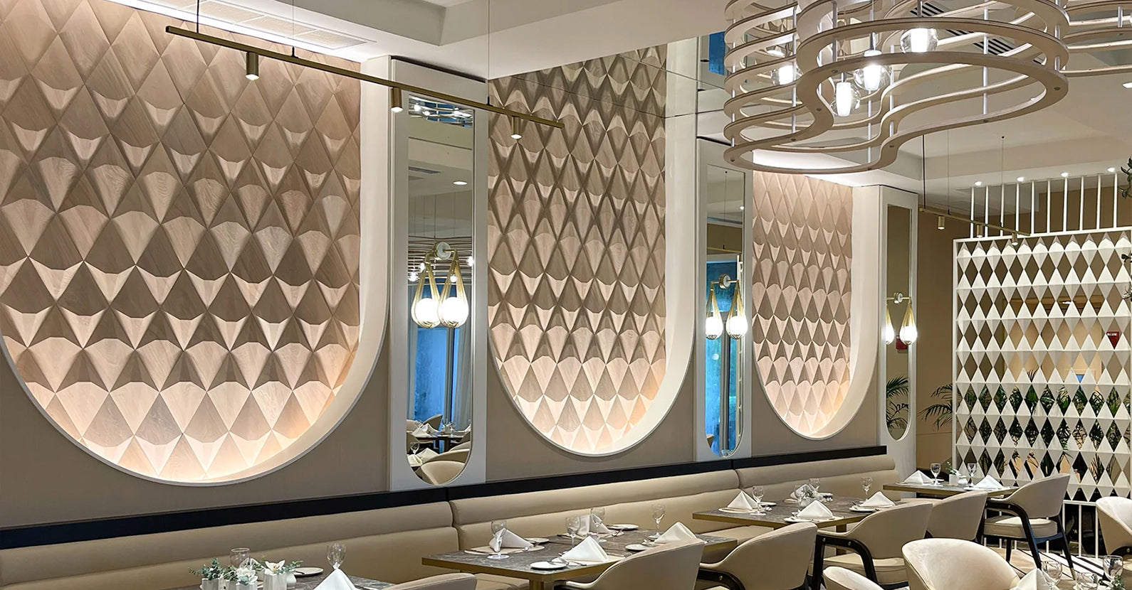Luxe restaurantinterieur