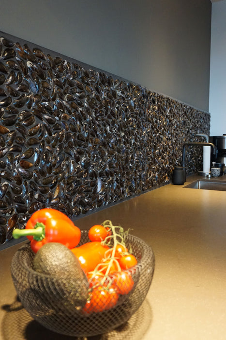 DUTCH DYKE BLACK schelpen panelen